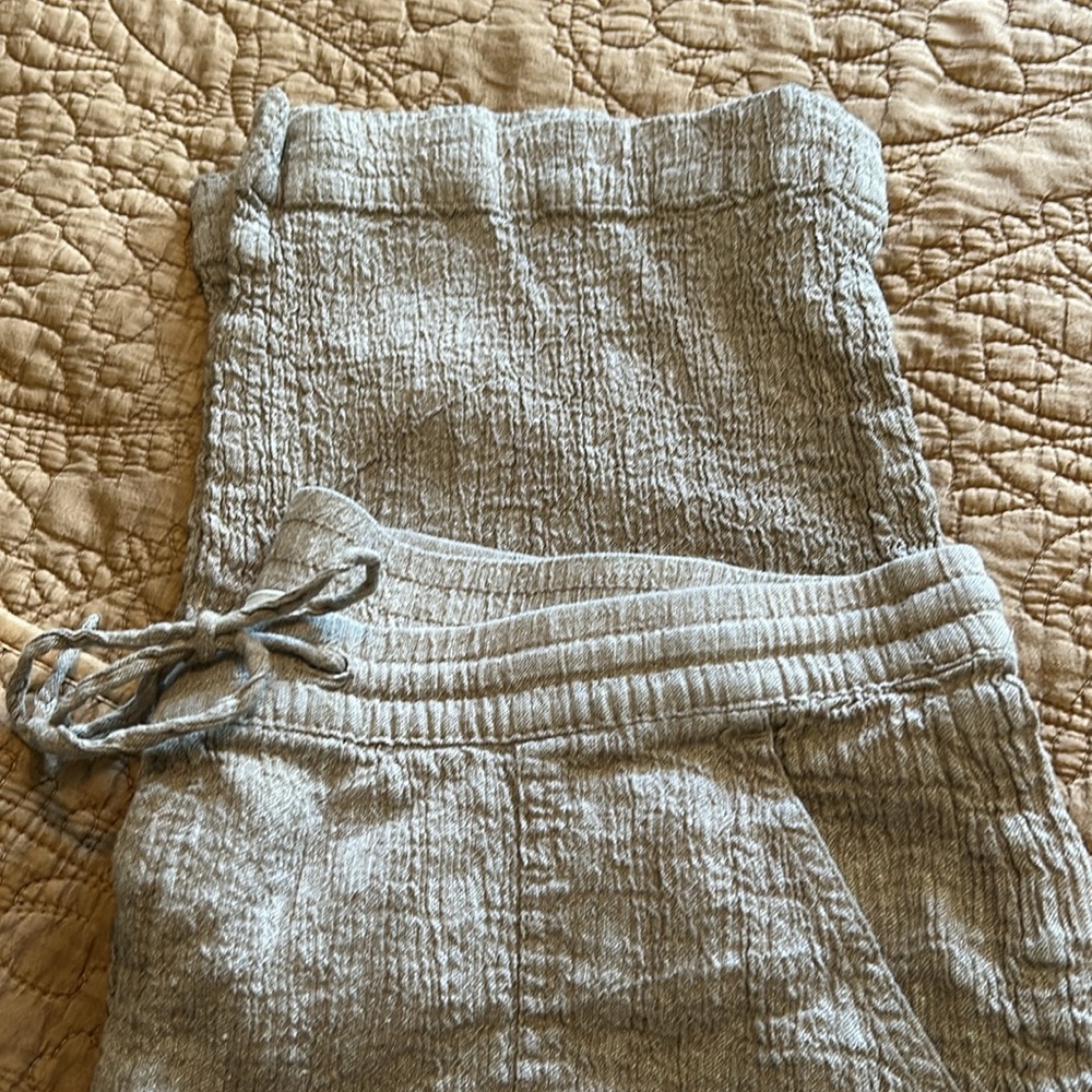 Linen and cotton drawstring pant - Picture 3 of 5